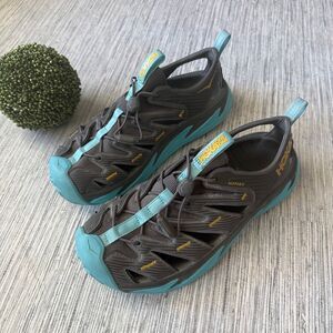 Hoka One One Hopara Women's Hiking Sandals - Dark Gull Grey / Antigua Sand - Siz